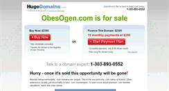 Desktop Screenshot of obesogen.com