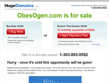 Tablet Screenshot of obesogen.com